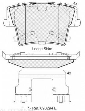 DISC BRAKE PADS 