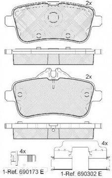 DISC BRAKE PADS 