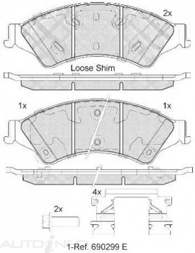 DISC BRAKE PADS 