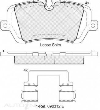 DISC BRAKE PADS 