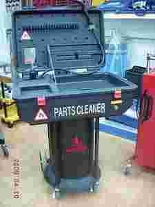 240V MOBILE POLY PARTS WASHER C/W STAND