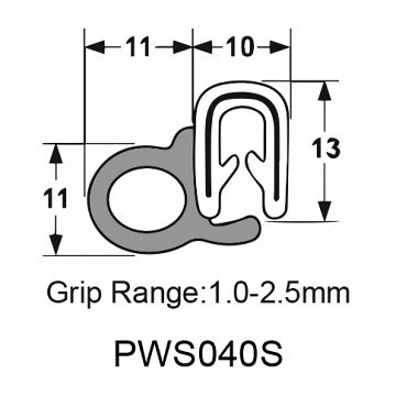 PINCHWELD – EPDM SIDE BULB/FLAP SPONGE SEAL