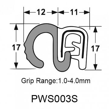 PINCHWELD – EPDM SIDE BULB/FLAP SPONGE SEAL