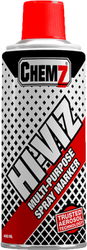 CHEMZ HI-VIZ RED MARKER SPRAY