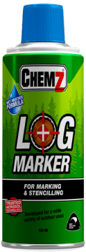 CHEMZ BLUE LOG SPRAY MARKER