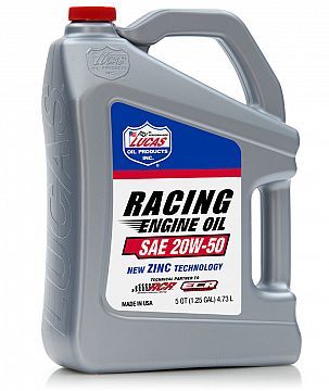 Lucas SAE 20w-50 Racing Only Oil SYNTHETIC