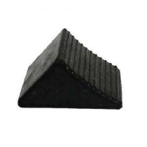 BLACK RUBBER WHEEL CHOCK 