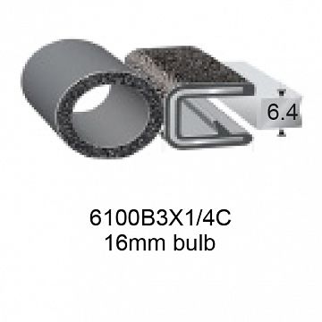 PINCHWELD BLACK TOP BULB 16mm