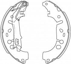 BRAKE SHOES FIAT 
