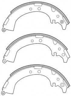 BRAKE SHOE REAR 