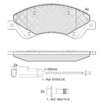 DISC BRAKE PADS 