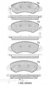 DISC BRAKE PADS 