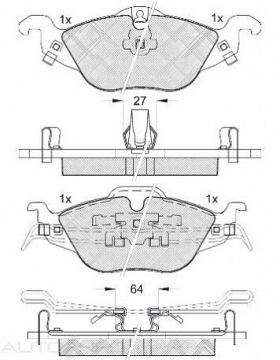 DISC BRAKE PADS 