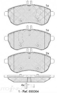 DISC BRAKE PADS 