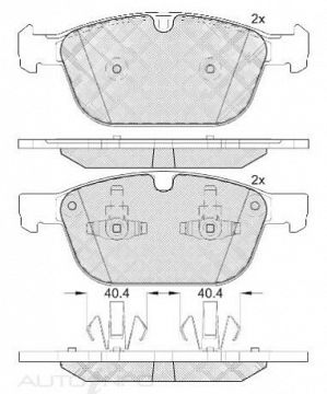 DISC BRAKE PADS 