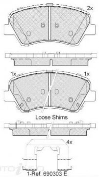 DISC BRAKE PADS 