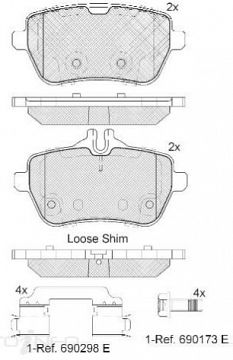 DISC BRAKE PADS 