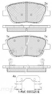 DISC BRAKE PADS 