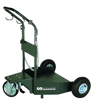 TROLLEY - DELUXE 205L/180KG, PNEUMATIC WHEELS
