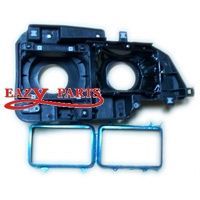 CASE, BLACK HEADLIGHT WITH RIMS