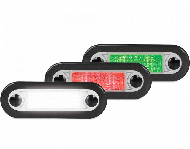 LED Wide Rim Rectangular Courtesy Step Lamp