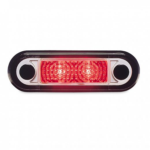 LED rear lamp, built-in version 10-30V, flashing around, brake, rear lamp  incl. 2, 5 m cable and e-m