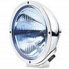 Rallye 4000 Chrome Spread Beam Driving Lamp - Blue Glass Optic