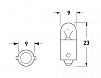 P/N H122, H123 and H242 - All dimensions in mm.