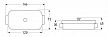 P/N 2758 (8 Way Blade - 6mm2 Cable) - All dimensions in mm.