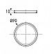 P/N 9GD 980 696-001 - All dimensions in mm.