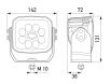 1GA 995 706-521 RokLUME 280N Gen2 ZEROGLARE <br>All dimensions in mm