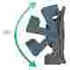 180 degrees of adjustability