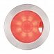 P/N 2JA 980 630-111 (Warm White/Red Light - Polished Stainless Steel Rim)