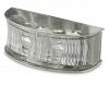 P/N 2062P (Polished Stainless Steel Housing - Front End Outline Lamp) Optic appears clear until illuminated