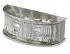 P/N 2311P (Polished Stainless Steel Housing - Rear Position/End Outline Lamp) Optic appears clear until illuminated
