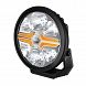 HELLA VALUEFIT Blade 9in Round Black Rim - Main Light and Amber Position Light
