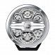 ValueFIT Blade 7in Round Chrome Rim - White Position Light Only