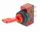 Toggle Switch Off-On, Illuminated Red - 12 Volt