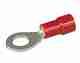 Eye Crimp Terminal - Red 5mm, Blister pack 20