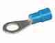 Eye Crimp Terminal - Blue 6.3mm, Blister pack 20