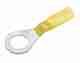 Heat Shrink Crimp Terminal - Eye suit M8, Yellow - Pack of 10