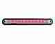LED Wide Rim Strip Warning Lamp - 12 Volt - Red