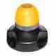 LED 360° Multi-flash Warning Lamp - Amber with Black Housing