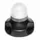 LED 360° Multi-flash Warning Lamp - White with Black Housing