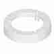 Round Courtesy Lamp Surface Mount Housing - White Plastic - Pack of 2