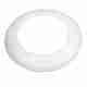 Round Courtesy Lamp Rim - White Plastic