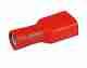 Push-On Female Insulated Crimp Terminals - Red 6.3mm, Blister pack 12