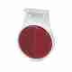 Retro Reflector, 83mm diameter - Red - Pendant Mount