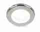 EuroLED® 75 Down Lights - 12 Volt Screw Mount - White Light - Polished Stainless Steel Rim