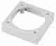 Square Surface Mount Spacer - White